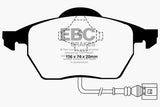 EBC 99-05 Volkswagen Beetle 1.8 Turbo Greenstuff Front Brake Pads DP21330