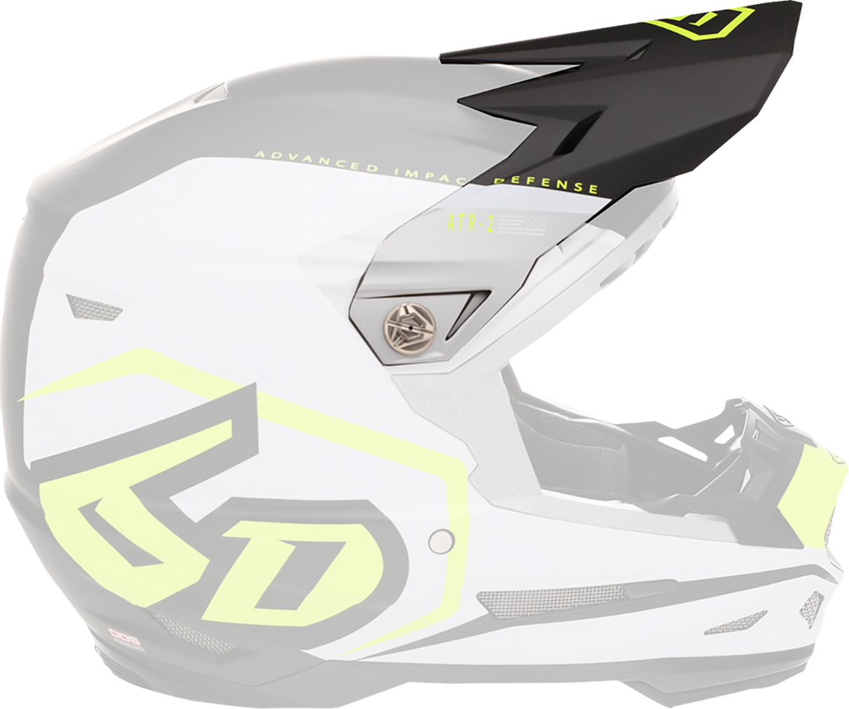 6D ATR-2 Visor - Delta - Neon Yellow 72-6122