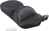 MUSTANG Lowdown Seat with Driver Backrest - Plain - FLHR '97-'07 79672