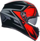 AGV K3 Helmet - Compound - Black/Red - Large 2118381004009L