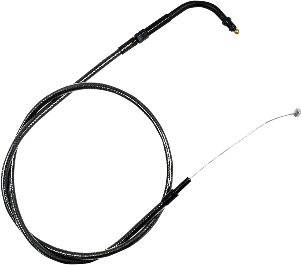 LA CHOPPERS Throttle Cable - 12" - 14" - Midnight LA-8005TH13M