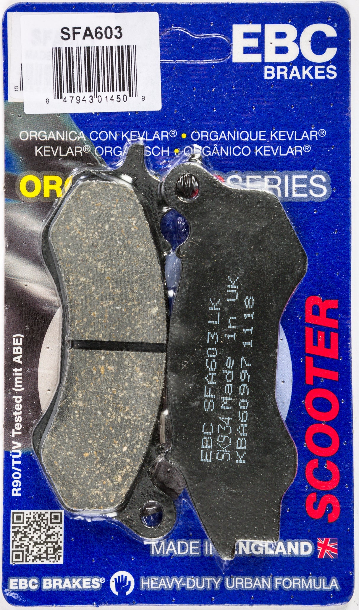 EBC Brake Pads Sfa603 Organic SFA603