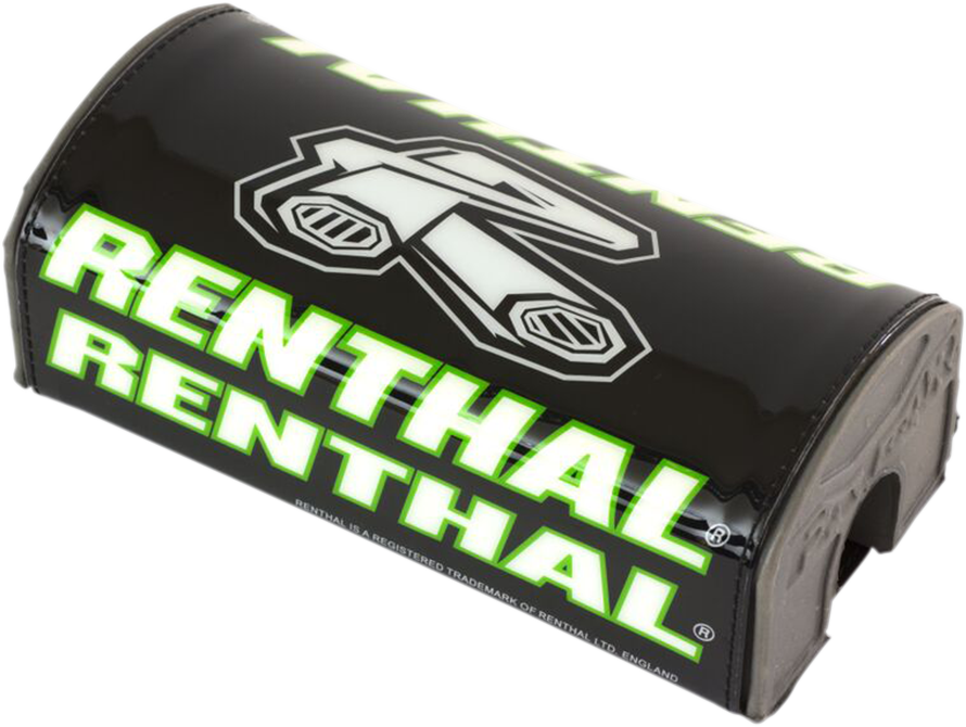 RENTHAL Handlebar Pad - Fatbar™ - Team Issue - Black/Green/White P318