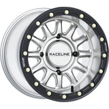 RACELINE WHEELS Wheel - Alpha - Front/Rear - Hyper Silver/with Black Ring - 15x10 - 4/156 - +10 mm A14SB-51056+10