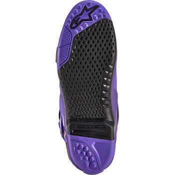 ALPINESTARS Limited Edition Salt Lake Tech 10 Boots - Purple/Gold/Black - US 12 2010020-373-12