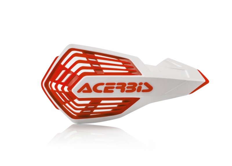 Acerbis X-Force Handguard - White/Red 2801961030