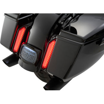 CIRO Filler Panel Tail Lights - Smoke Lens - Black 42051
