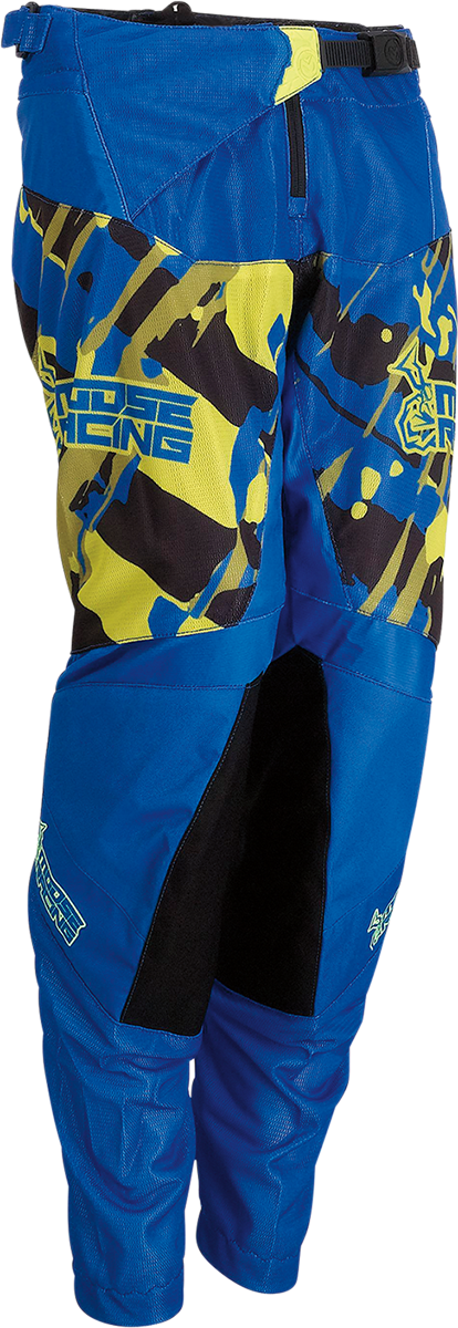 MOOSE RACING Youth Agroid Pants - Blue/Hi Vis - 24 2903-2168