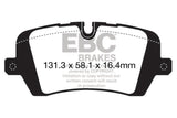 EBC 13+ Land Rover Range Rover 3.0 Supercharged Greenstuff Rear Brake Pads DP62161