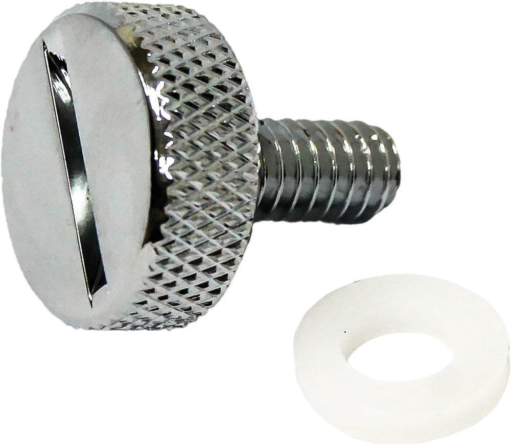 HARDDRIVE Quarter Turn Thumb Screw 1/4-20 Chrome 05-097