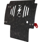 THRASHIN SUPPLY CO. Skid Plate - Carbon Fiber/Forged - With Red Brackets - FLHX/FLTRX TSC-3035-2