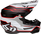 6D ATR-2 Helmet - Phase - White/Red - Small 12-2835