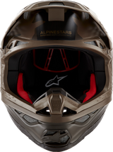 ALPINESTARS Supertech M10 Helmet - Squad - MIPS® - Dark Brown/Gold - Large 8302823-839-LG