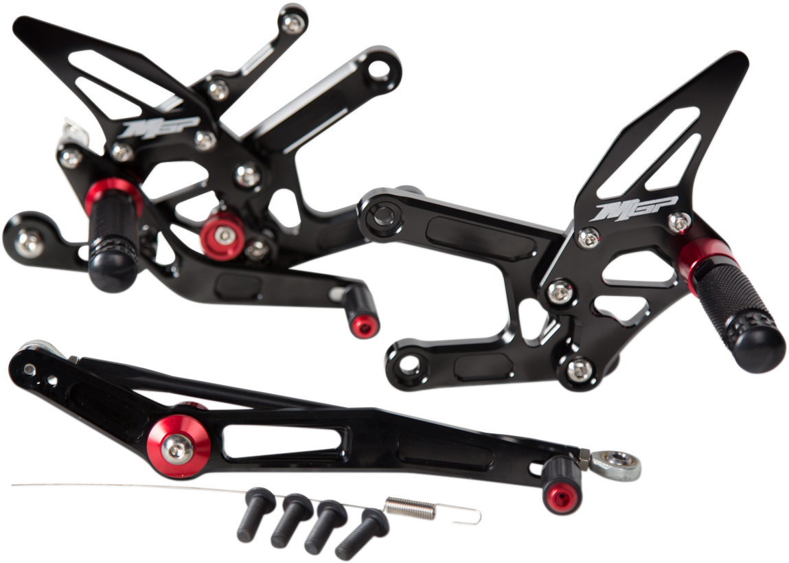 MGP MGP Rearset - Black - Yamaha 80801-2500