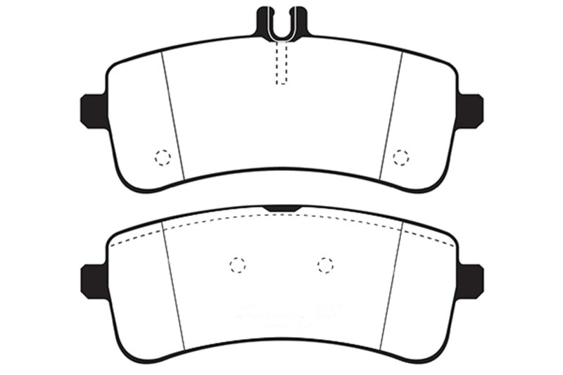 EBC 2015+ Mercedes-Benz C63 S AMG (W205) 4.0L Twin Turbo Bluestuff Rear Brake Pads DP52350NDX