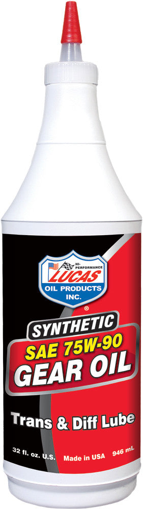 LUCASSynthetic Gear Oil 75w-90 Qt10047