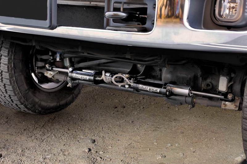 Fabtech 05-21 Ford F250/350 4WD Dual Steering Stabilizer System (Opposing Style) w/DL 2.25 Res Shock FTS221162