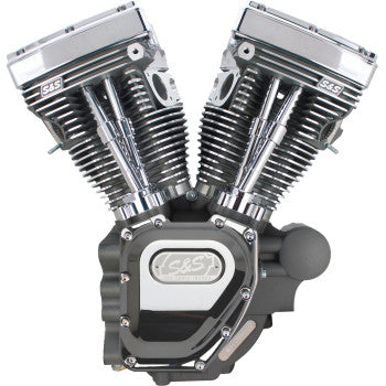 S&S CYCLE T124 Long Block Engine- Stone Gray - Touring 310-0511A