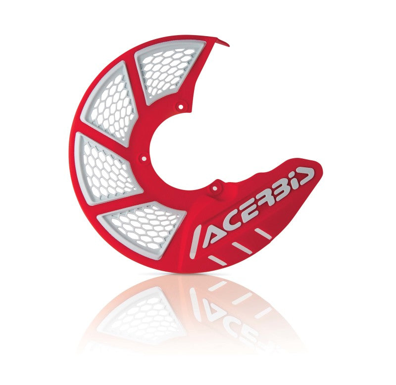 Acerbis X-Brake Vented Disc Cover - Red/White 2449490004