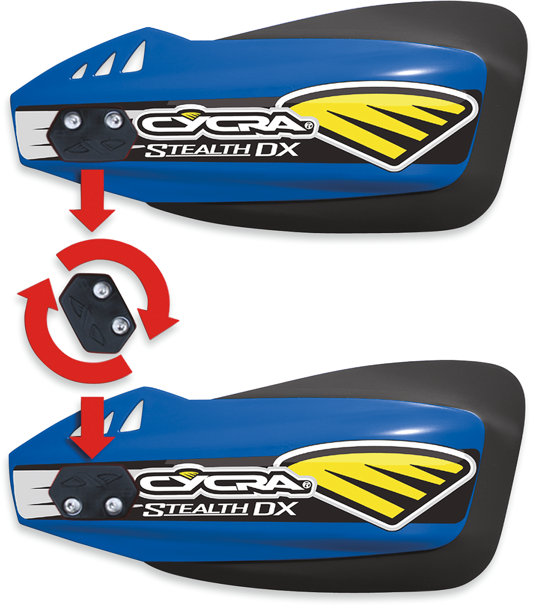 CYCRA Handguards - Stealth - DX - Blue 1CYC-0025-62X