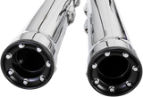 COBRA 3" RPT Mufflers for '00-'06 Softail - Chrome 6054