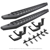 Go Rhino 2022 Toyota Tundra DC 4dr Kit w/RB20 Running Board + Brkts + 4 RB20 Drop Steps - Tex. Blk 6944358020PC