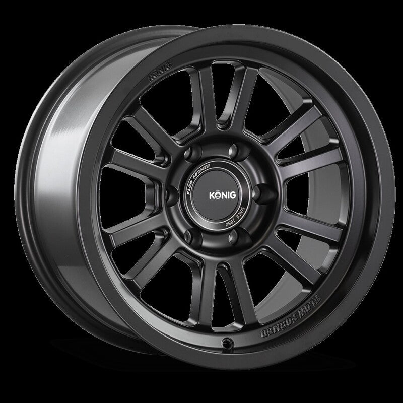 Konig HT1 17X9 5X127 ET-12 Matte Black H1975127N125