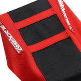 BLACKBIRD RACING Zebra Seat Cover - Black/Red - CRF 1147ZUS