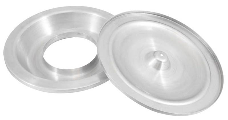 K&N 16in Spun Aluminum Top & Bottom Plate 85-6852