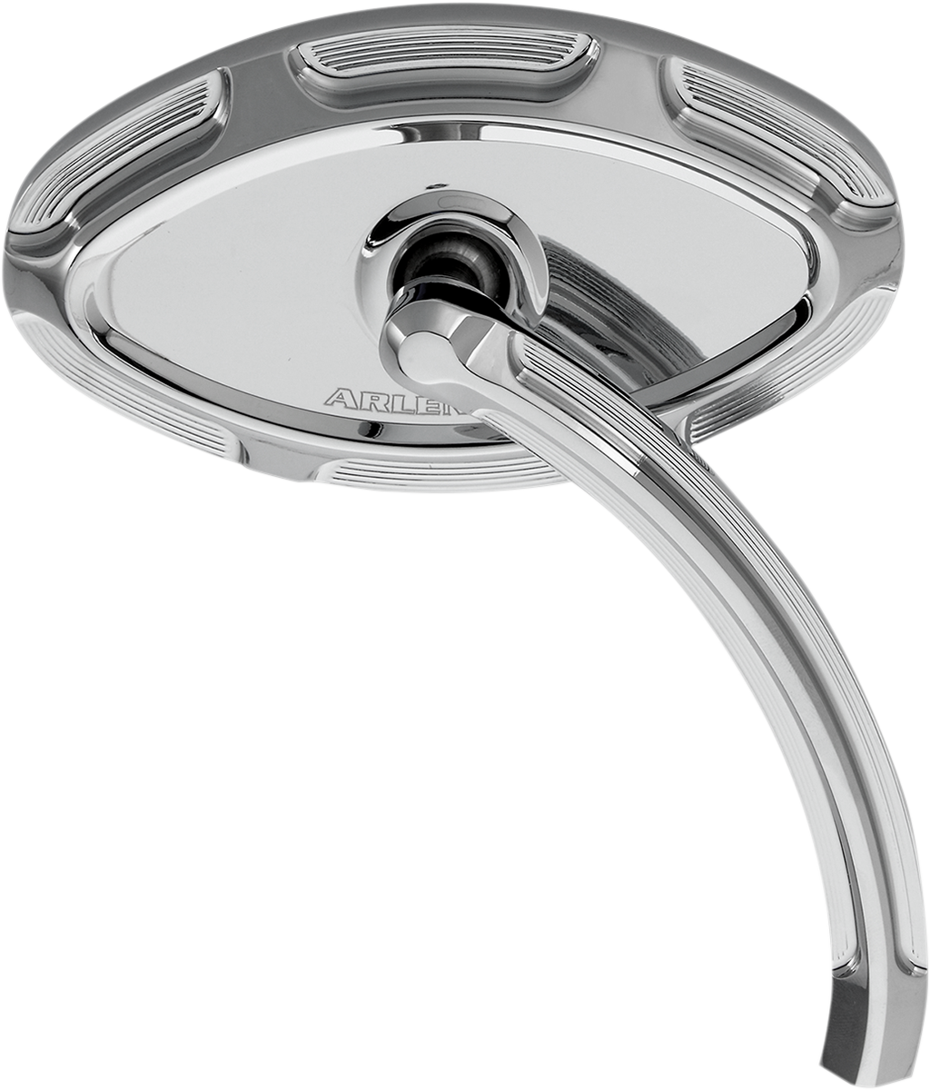 ARLEN NESS Cats Eye Forged Billet Mirror - Chrome - Right 13-133