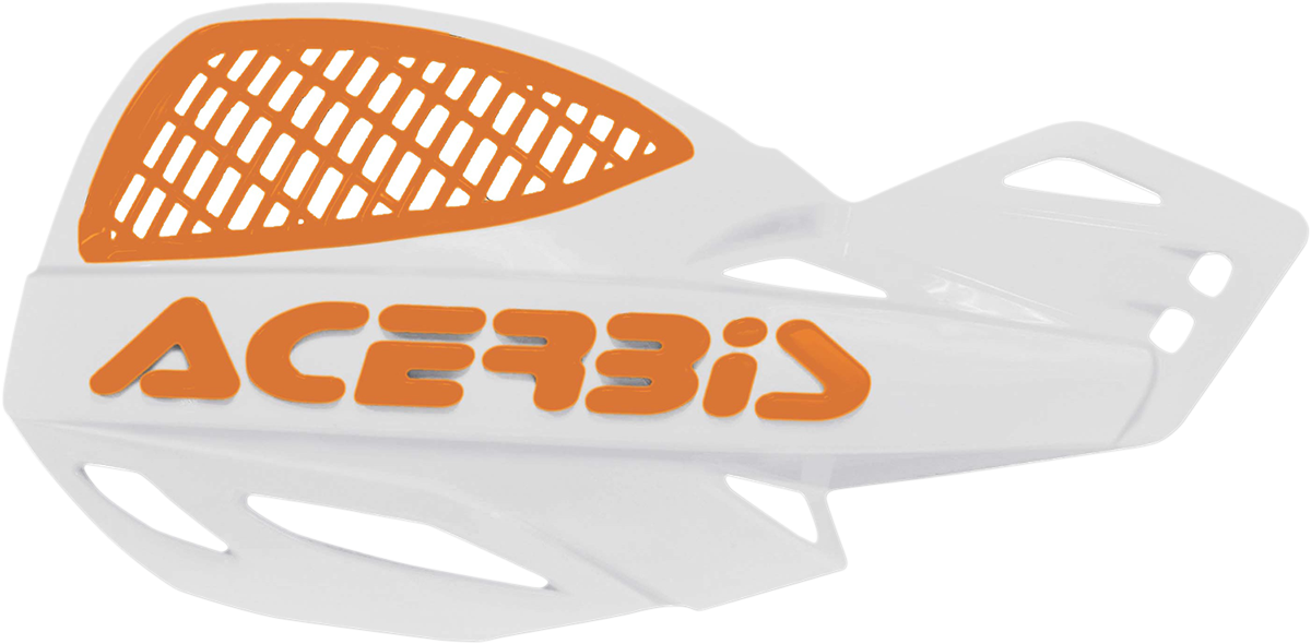 ACERBIS Handguards - Uniko - Vented - White/Orange 2072671088