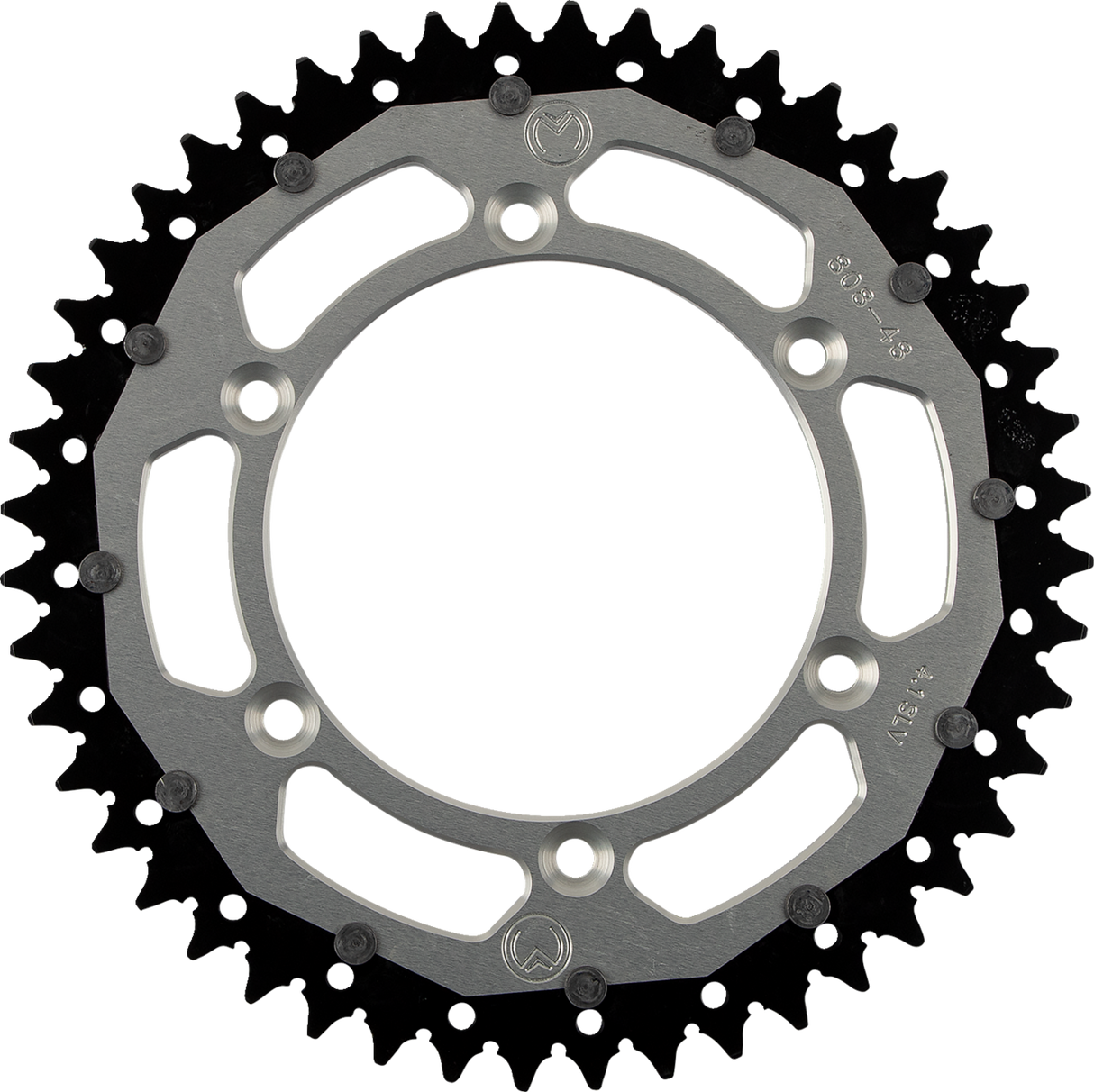 MOOSE RACING Dual Sprocket - Silver - 48 Tooth 1210-808-48-11X