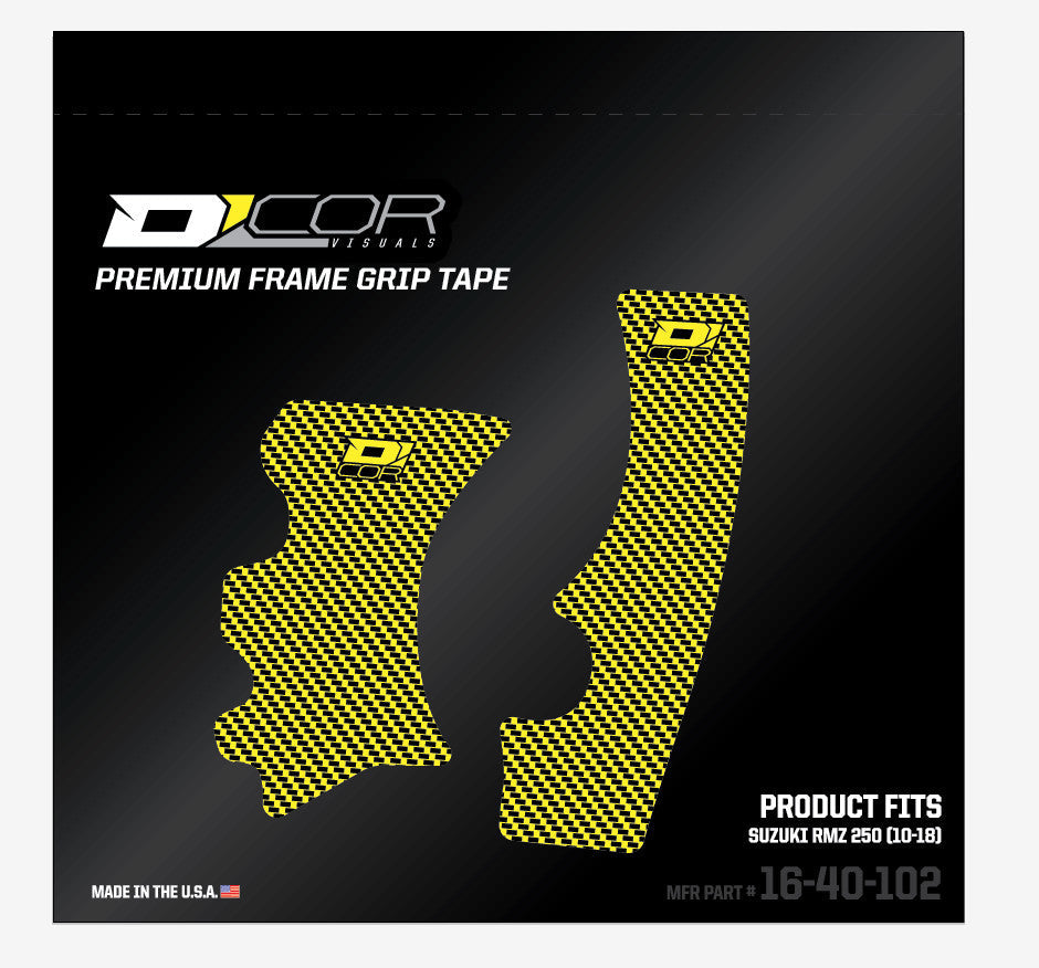 D-COR Frame Grip Guard Decal Yellow 16-40-102