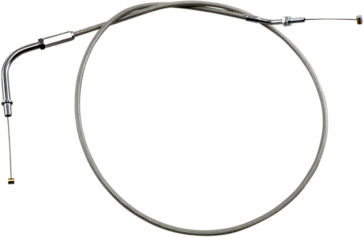 MOTION PRO Throttle Cable - Pull - Yamaha - Stainless Steel 65-0280