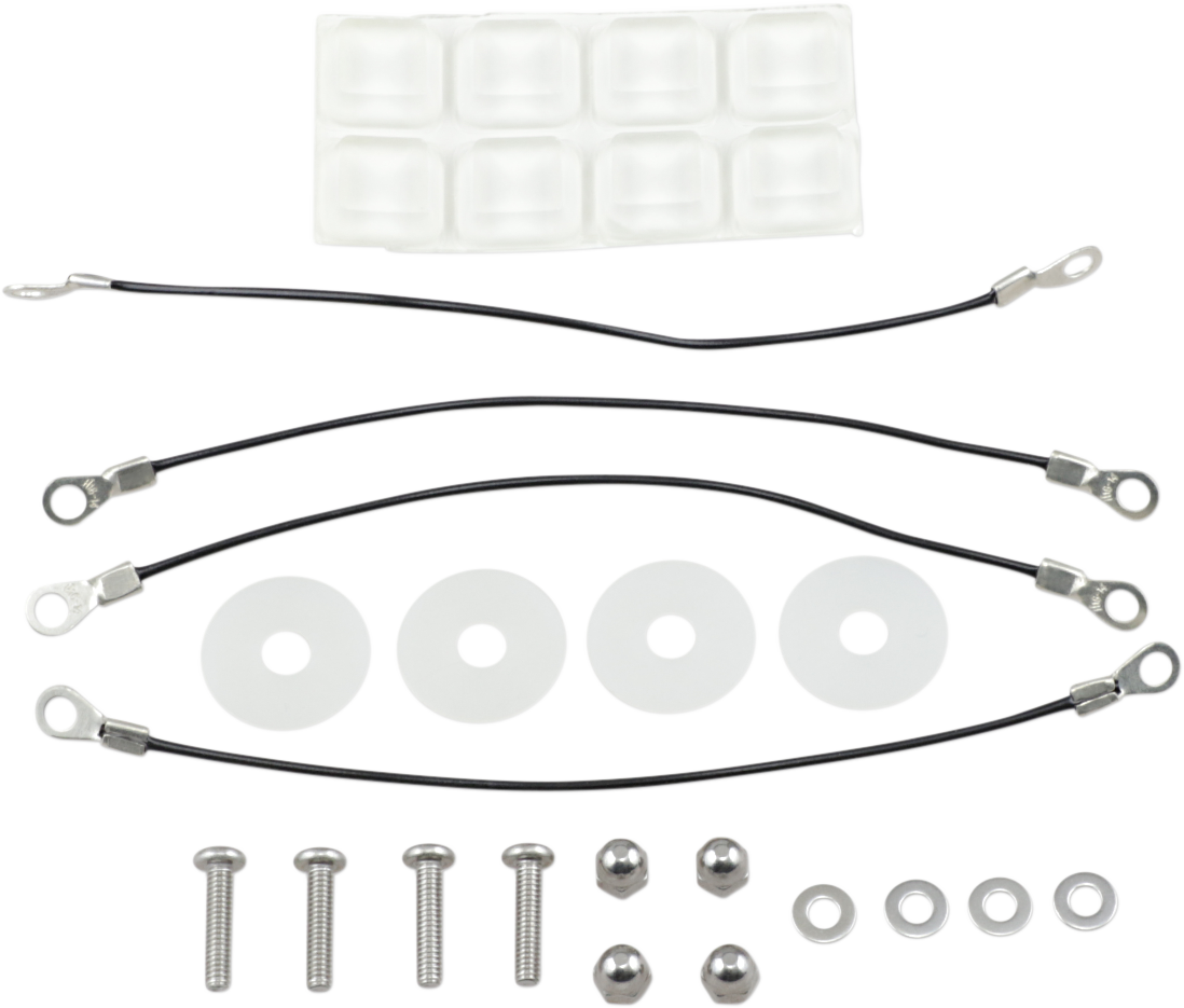 RIVCO PRODUCTS Bagger Budz Saddlebag Bumpers and Pin Retainer Kit BB-05