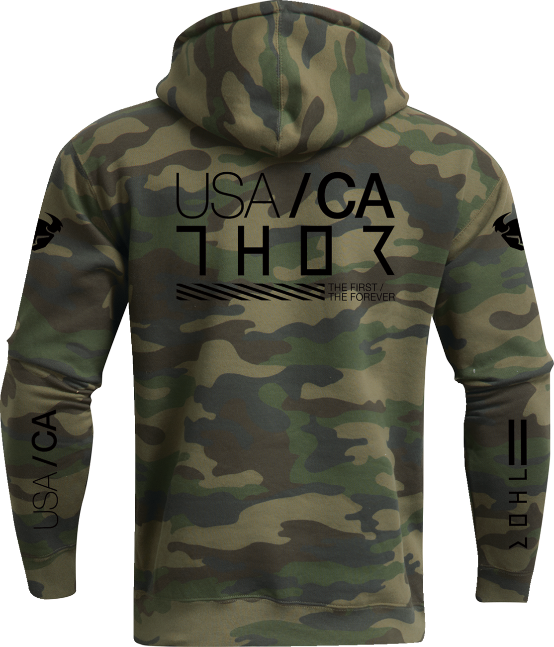 THOR Division Fleece Pullover Sweatshirt - Forest Camo - Large 3050-6308