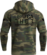 THOR Division Fleece Pullover Sweatshirt - Forest Camo - Large 3050-6308