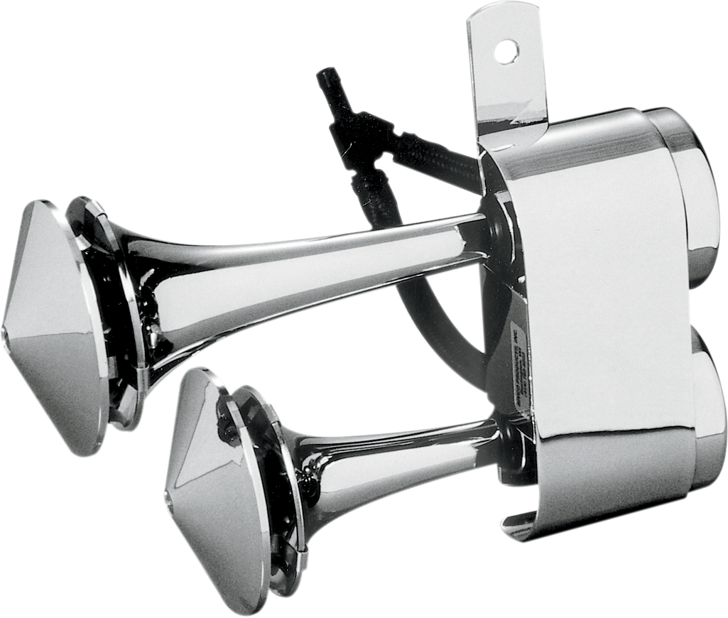 RIVCO PRODUCTS Dual - Air Horns - Chrome AHHD