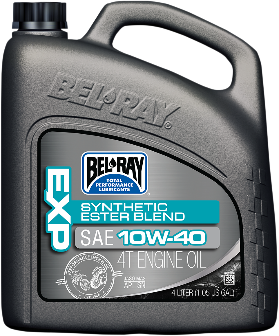 BEL-RAY EXP Synthetic Blend 4T Oil - 10W-40 - 4L 99120-B4LW