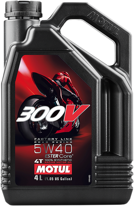 MOTUL 300V Synthetic Ester Oil - 5W-40 - 4L 104115