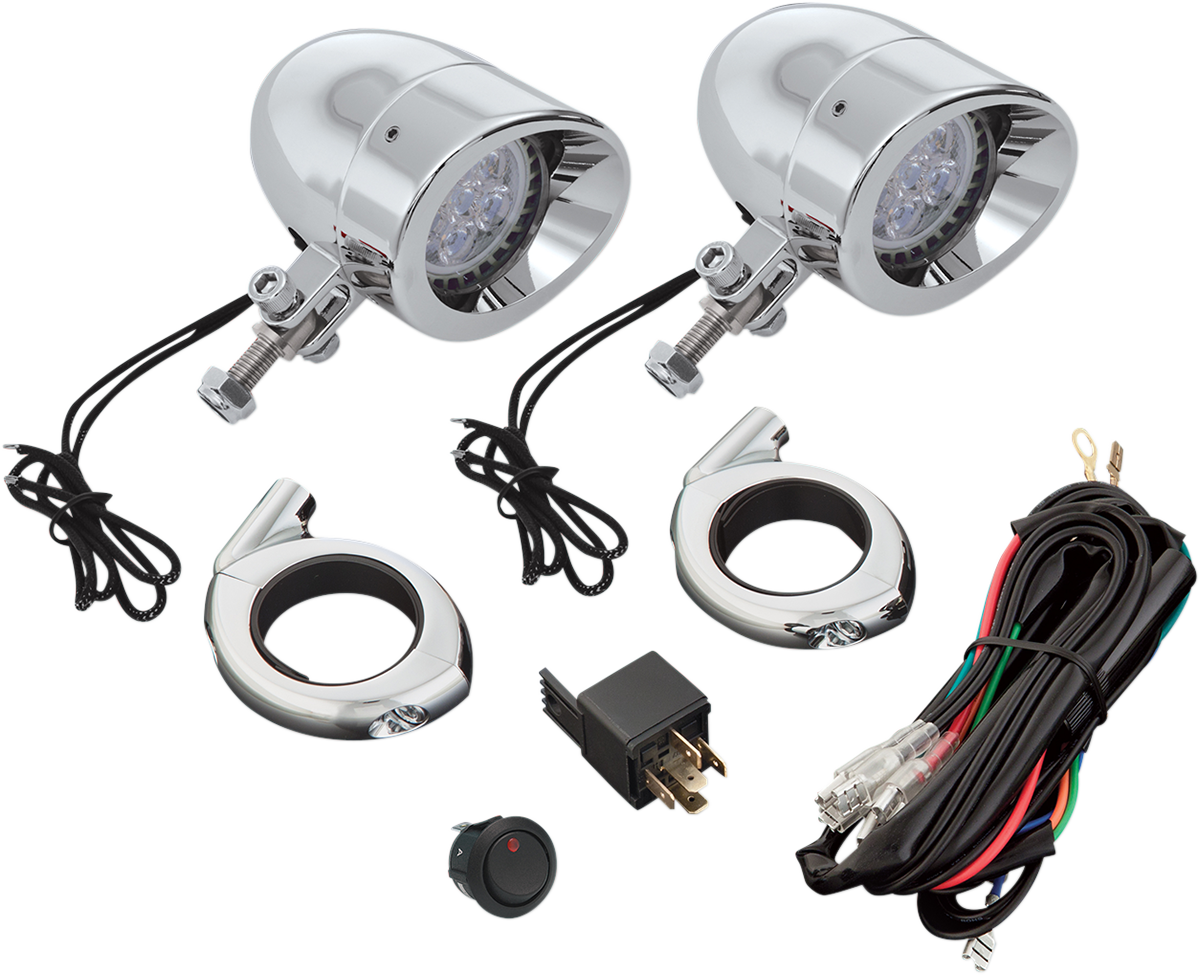 SHOW CHROME 2 3/8" LED Driving Light Kit 55-364L