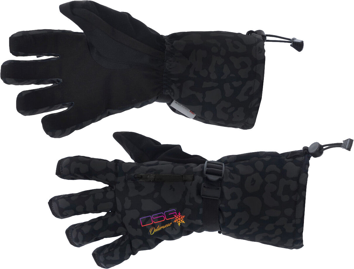 DSG Craze Glove Ghost Leopard Xs 52466