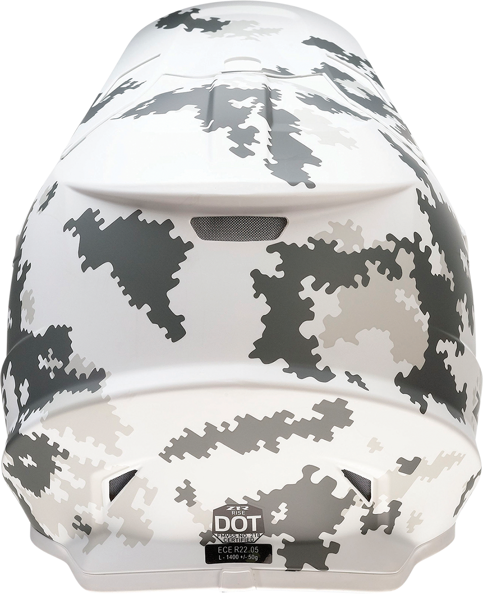 Z1R Rise Helmet - Snow Camo - White/Gray - Medium 0120-0714