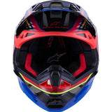 ALPINESTARS Supertech M10 Helmet - MIPS® - Era - Gloss Blue/Red/Yellow Fluo - 2XL 8301223-7356-XXL