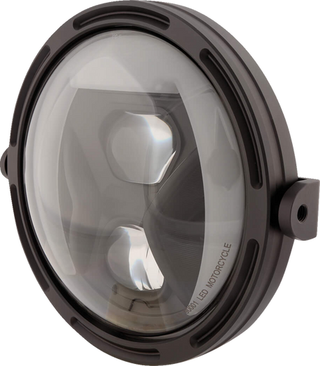 HIGHSIDER Adaptive Headlight - 7" - Side Mount - Black 223-256