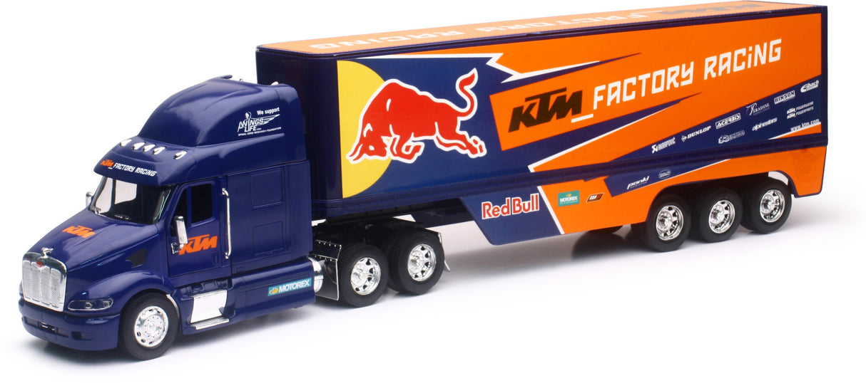NEW-RAYReplica 1:32 Semi Truck 17 Red Bull Ktm Race Truck14393