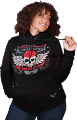 LETHAL THREAT Women's Skulls and Thorns Pullover Hoodie - Black - 1XL HD84071-1X