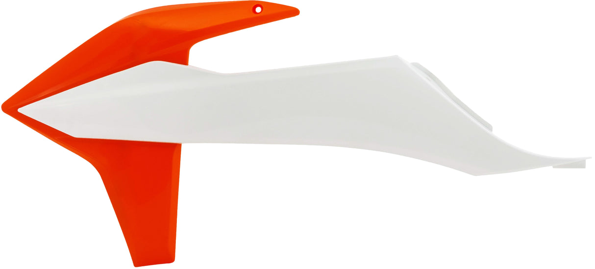 ACERBIS Radiator Shroud White/Orange 2726516813