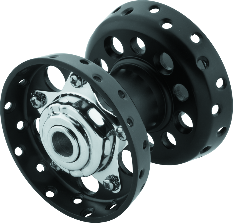 Bikers Choice 36-66 Big Twin Black Star Hub With Cone Style Bearing 490659