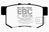 EBC 10-12 Acura RDX 2.3 Turbo Redstuff Rear Brake Pads DP31193/2C